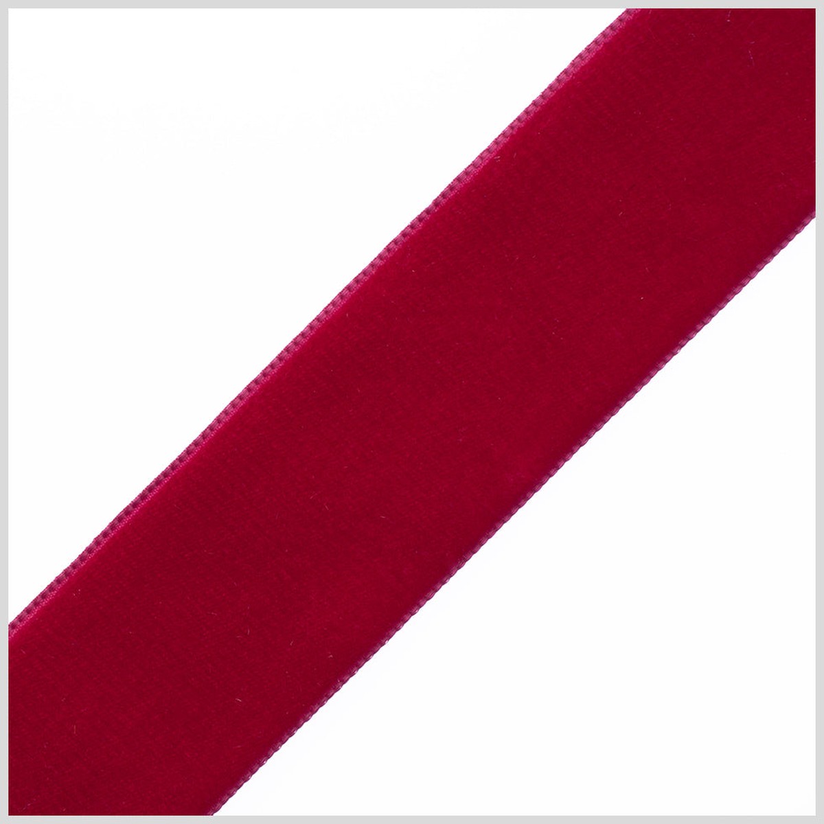 1.375" Wine Nylon Velvet Ribbon