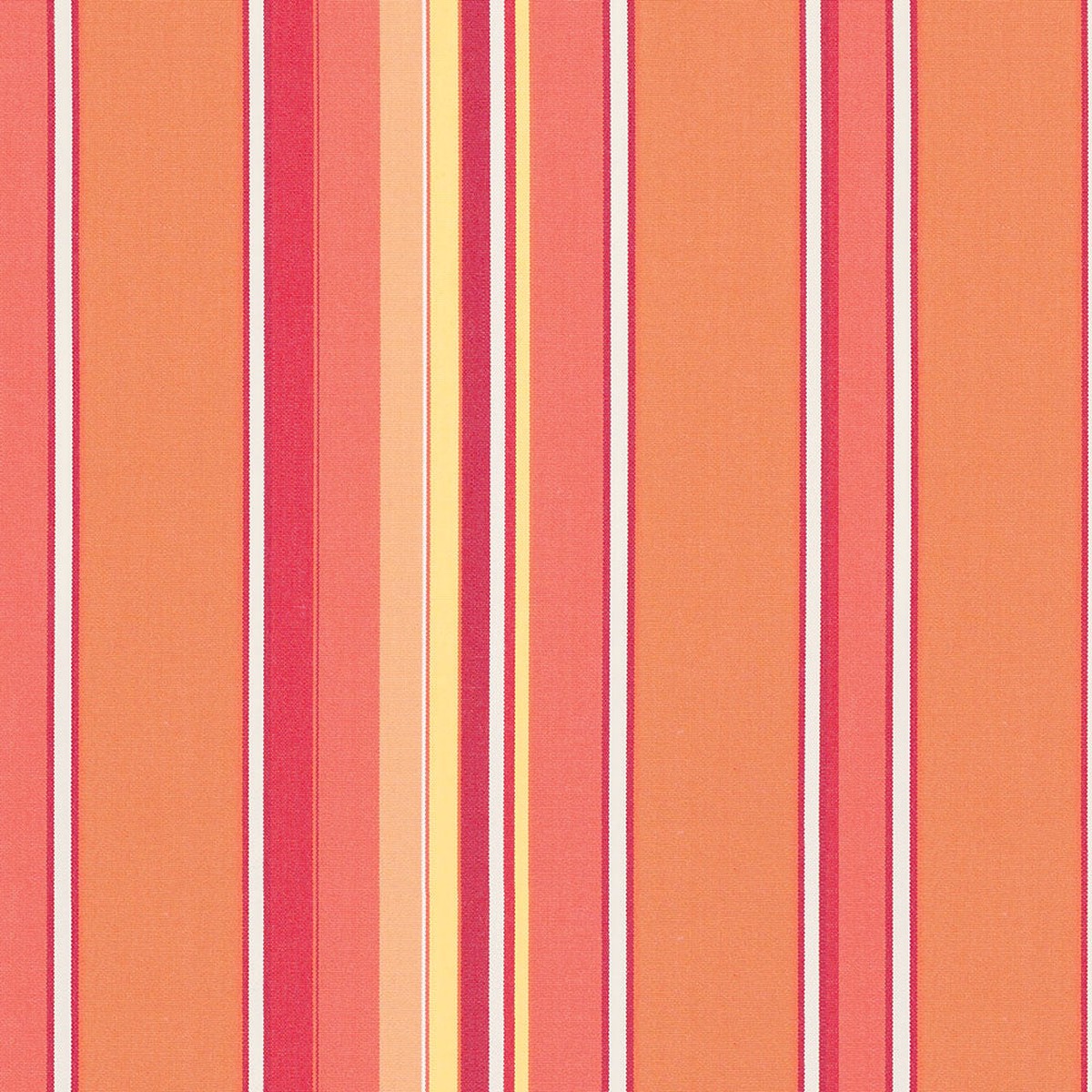 9 x 9 inch Home decor fabric Swatch - Sunbrella Furniture Stripes Dolce 56000 Mango