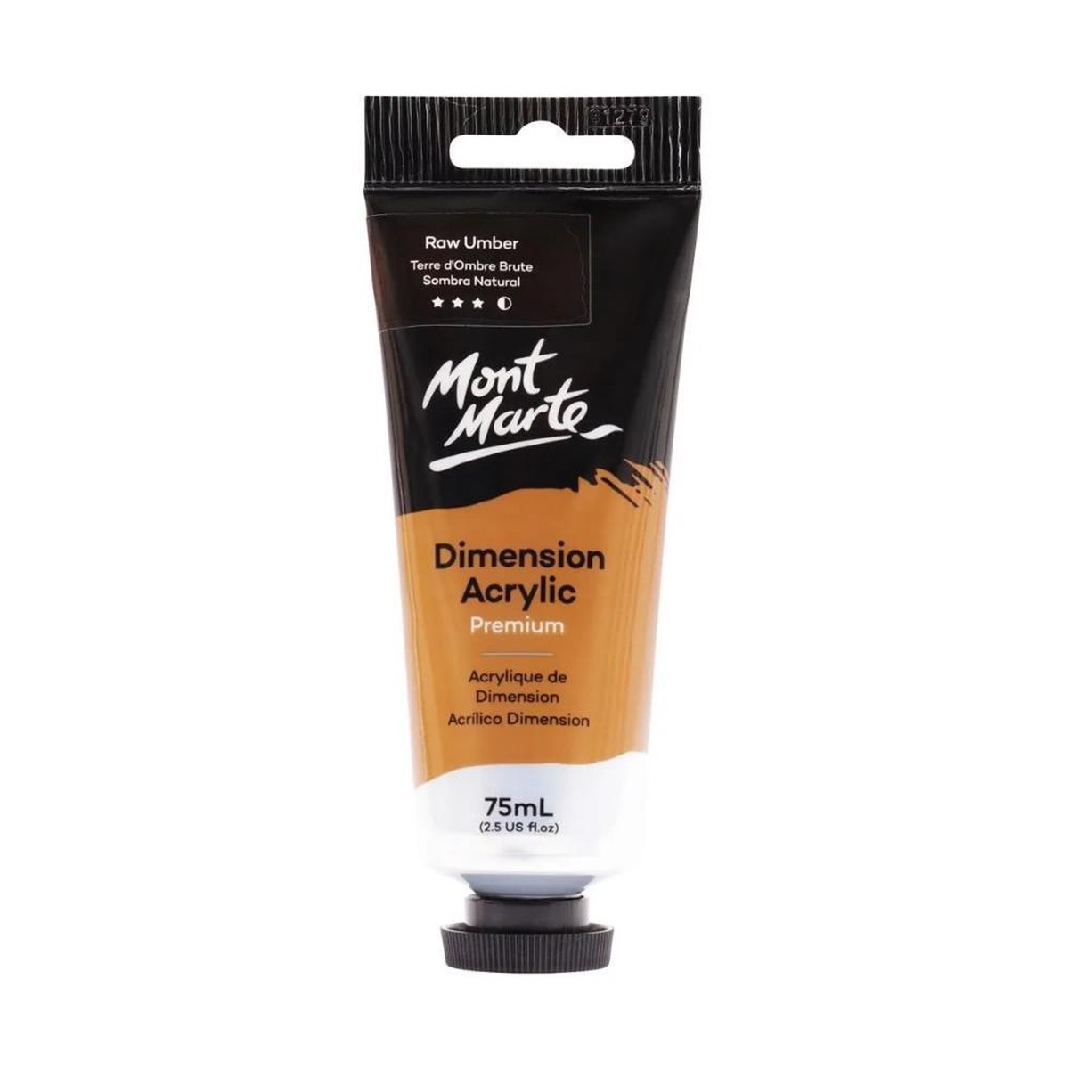 xx Mont Marte Dimension Acrylic Paint 75ml Tube - Raw Umber