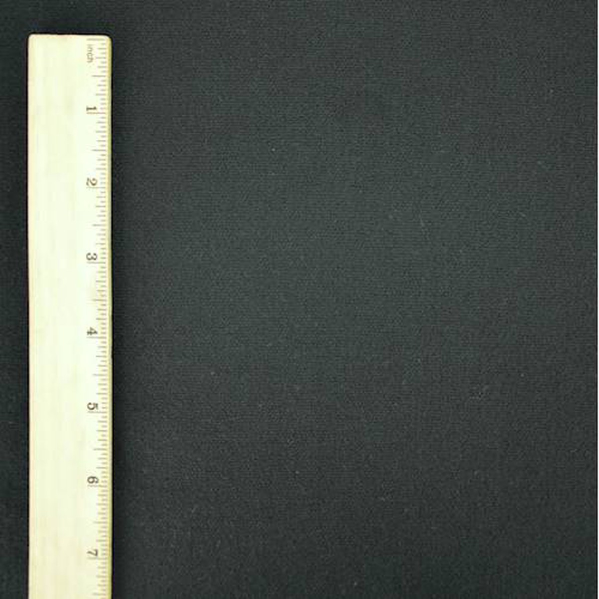 1 1/4 YD PC-Classic Black Wool Blend Doubleweave Jacketing Fabric
