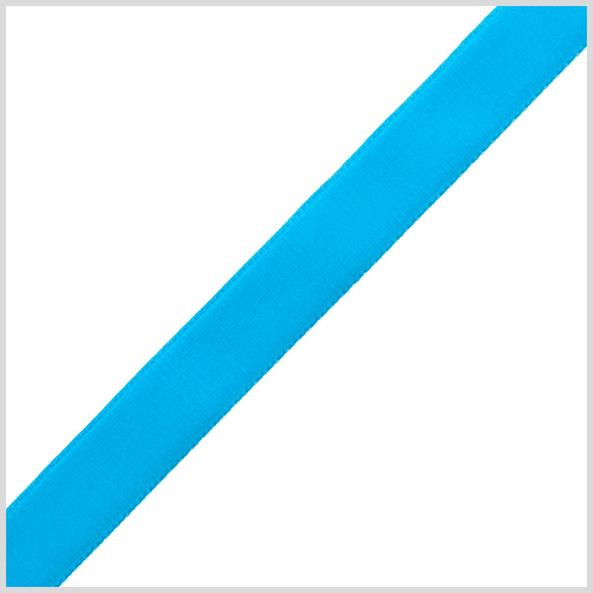 0.625" Turquoise Nylon Velvet Ribbon