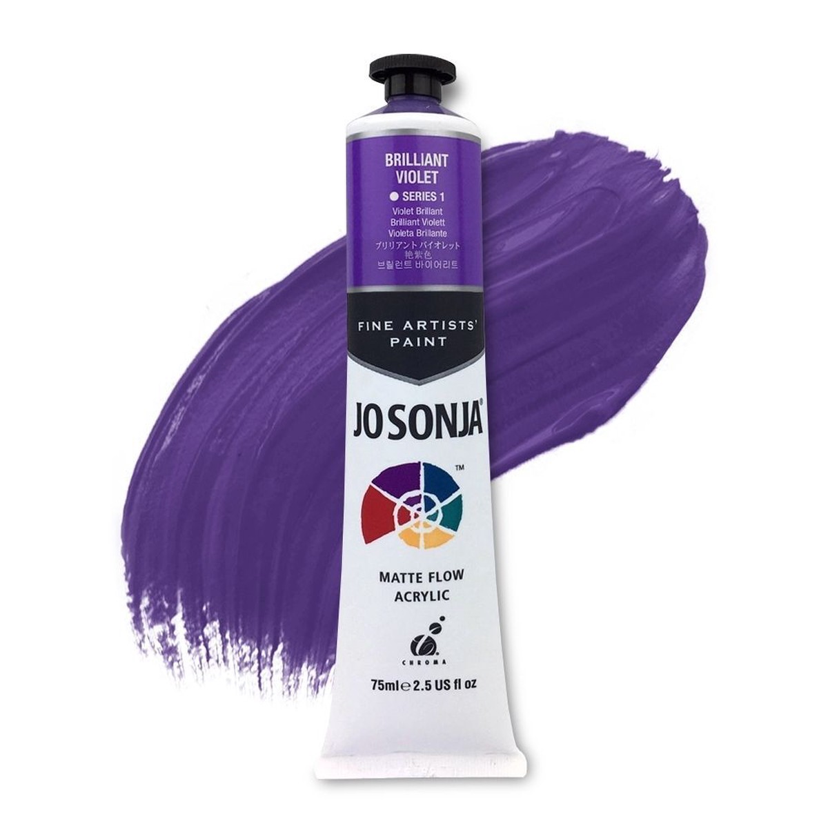 xx JoSonja Matte Flow Acrylic Paint 75ml S1 - Brilliant Violet