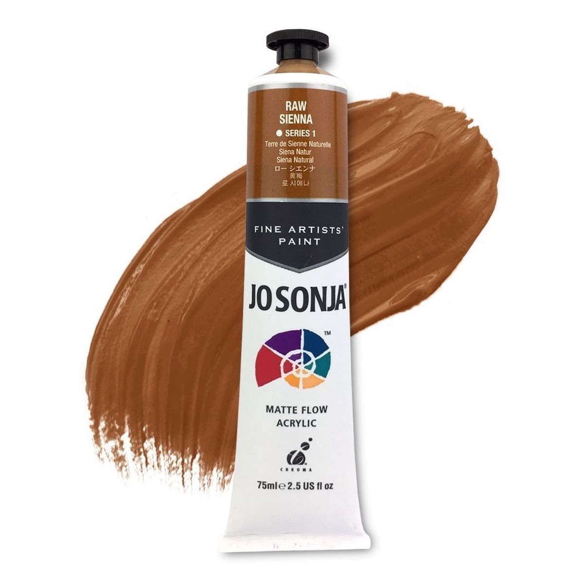 xx JoSonja Matte Flow Acrylic Paint 75ml S1 - Raw Sienna