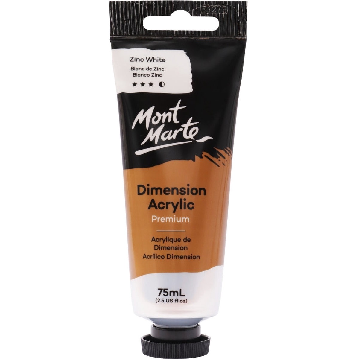 xx Mont Marte Dimension Acrylic Paint 75ml Tube - Zinc White
