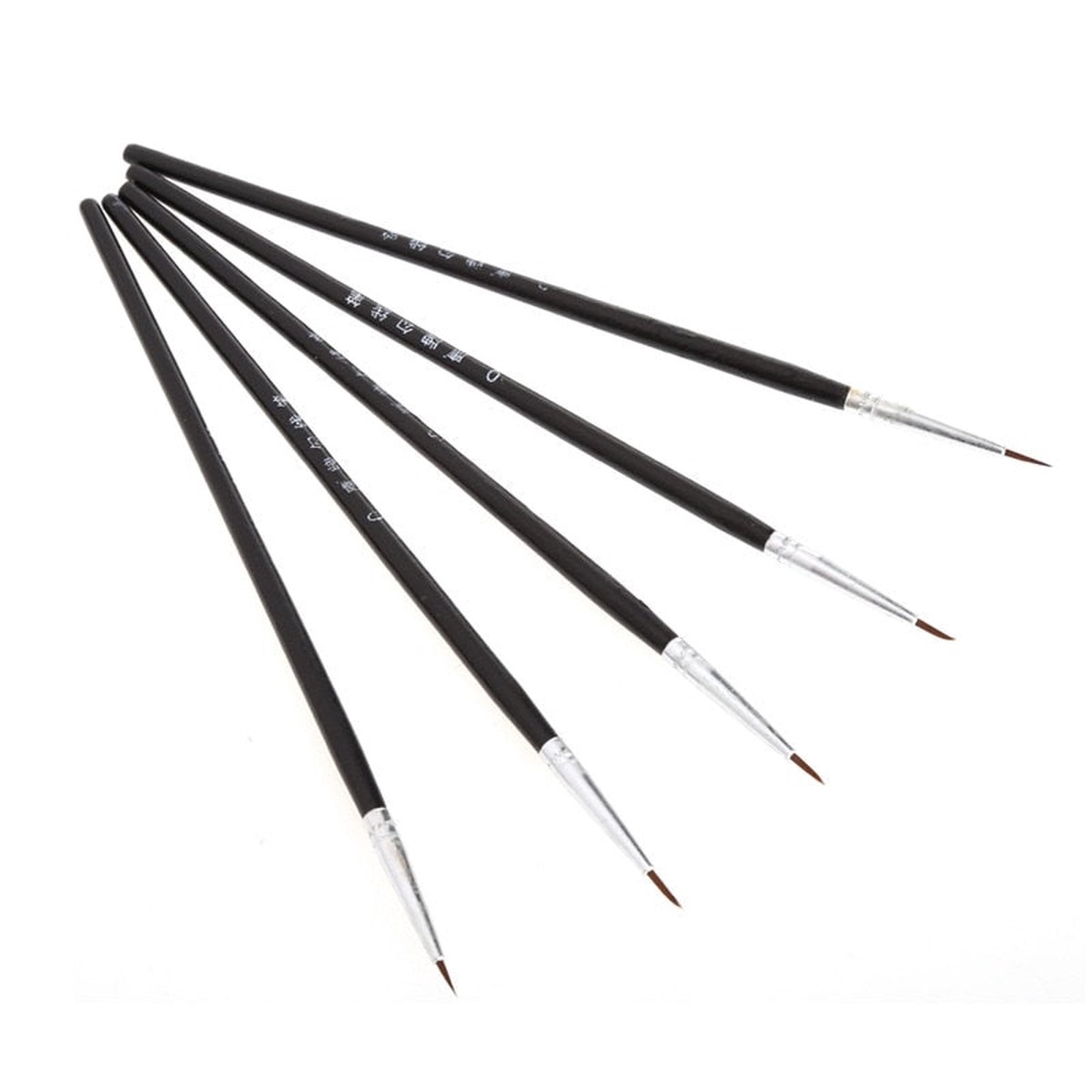 5Pcs Nylon Hair Brush Set