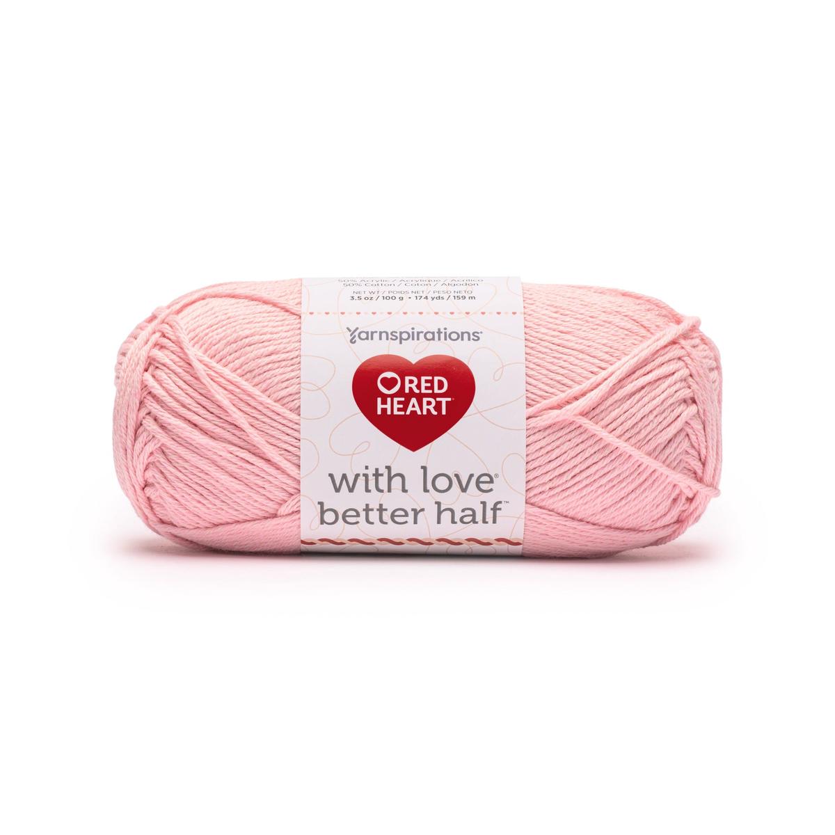 Red Heart With Love Better Half Yarn (100g/3.5oz) - Sweet Pea