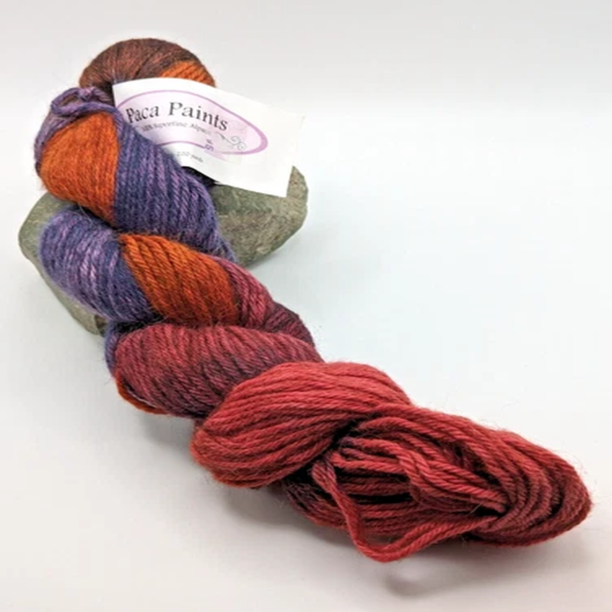1 SKEIN PACA PAINTS 100% SUPERFINE ALPACA YARN DK WEIGHT COLOR MARDI GRAS