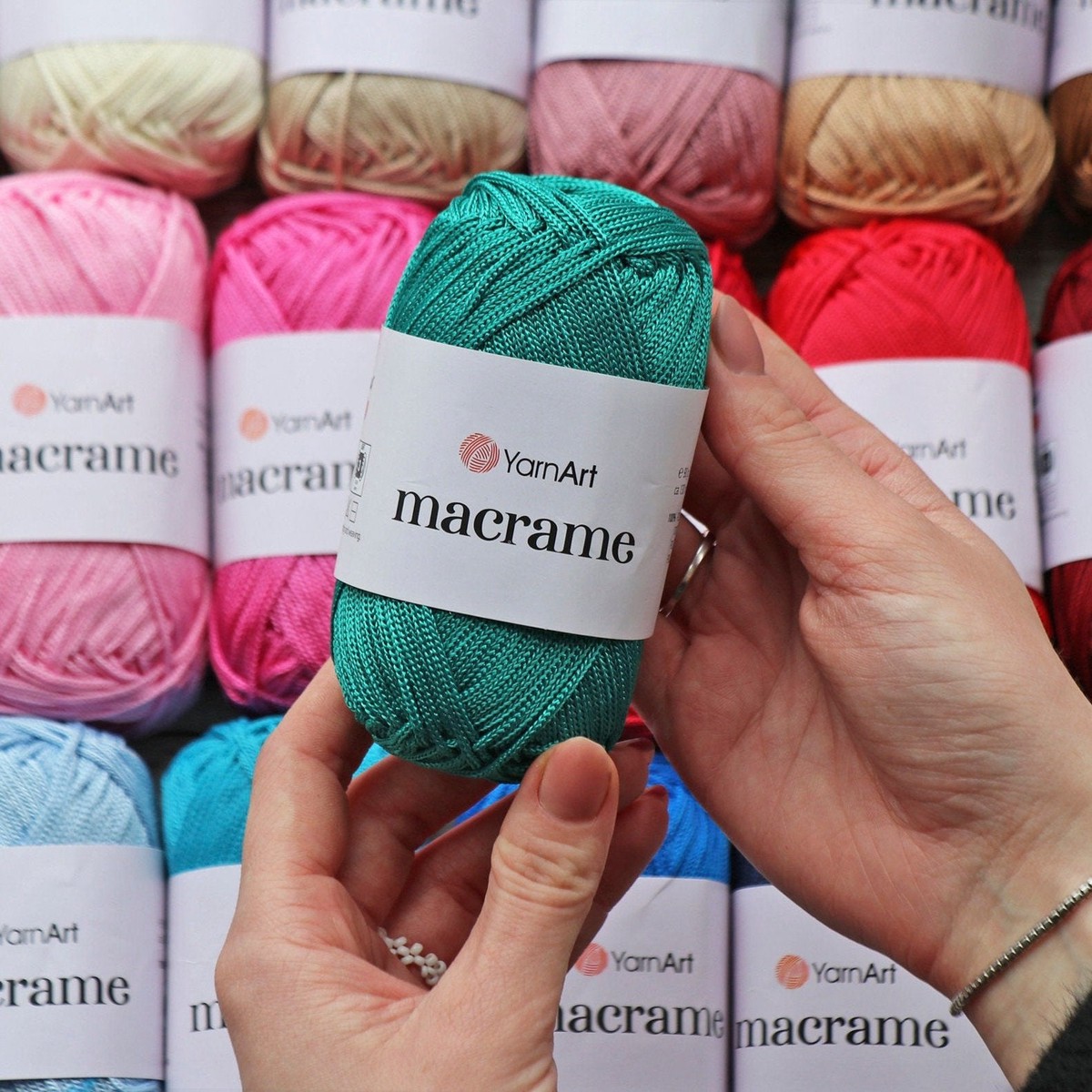 YarnArt Macrame, 23 colors, 3.5 oz / 142 yds