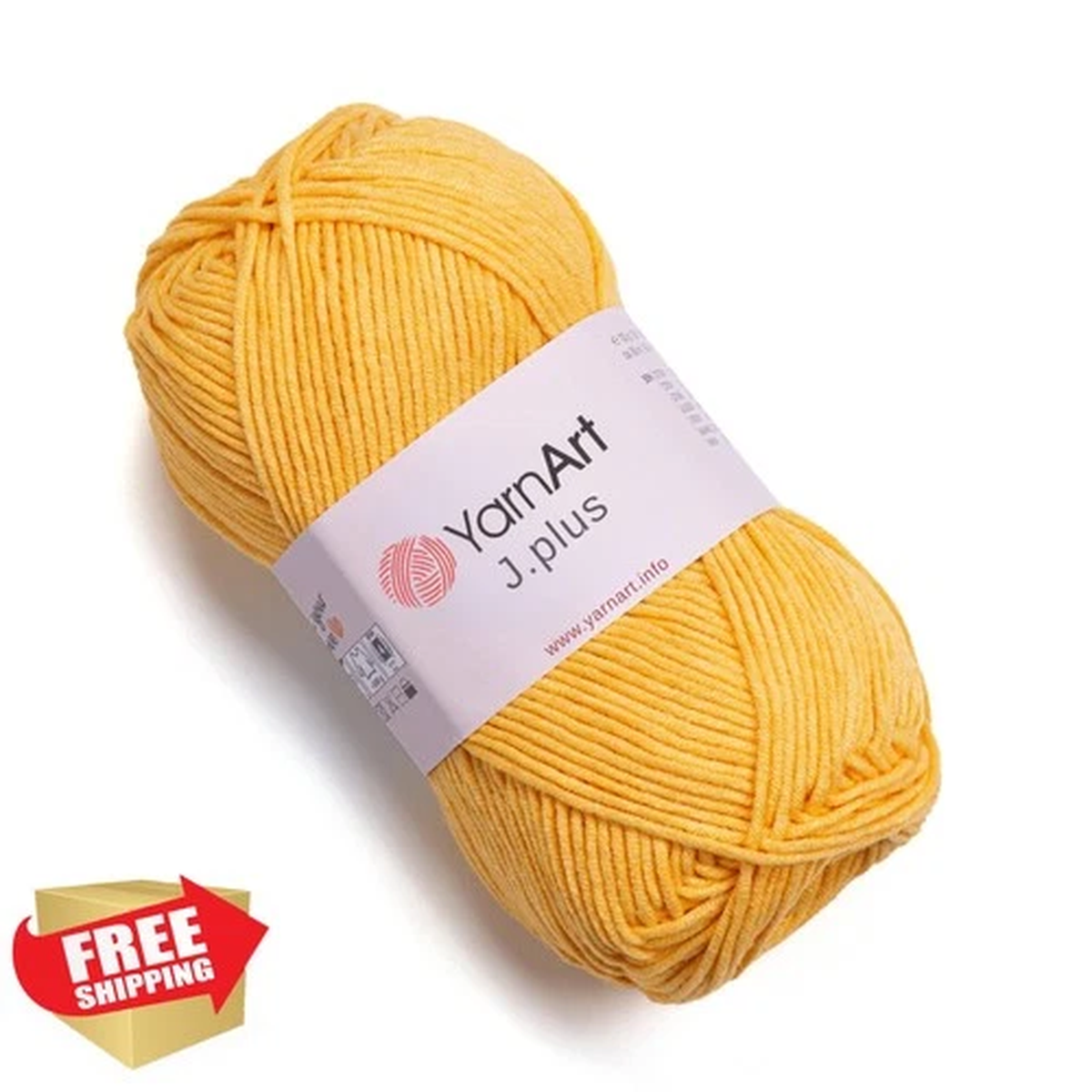 YarnArt Plus Soft Cotton Blend Yarn 100g Worsted #4 (35) Knitting Crochet