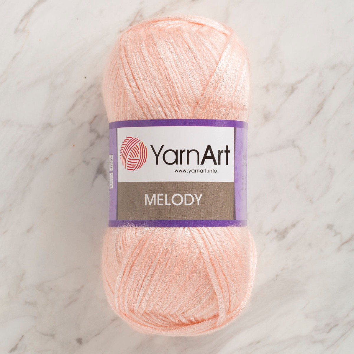 YarnArt Melody Yarn, Light Pink - 896