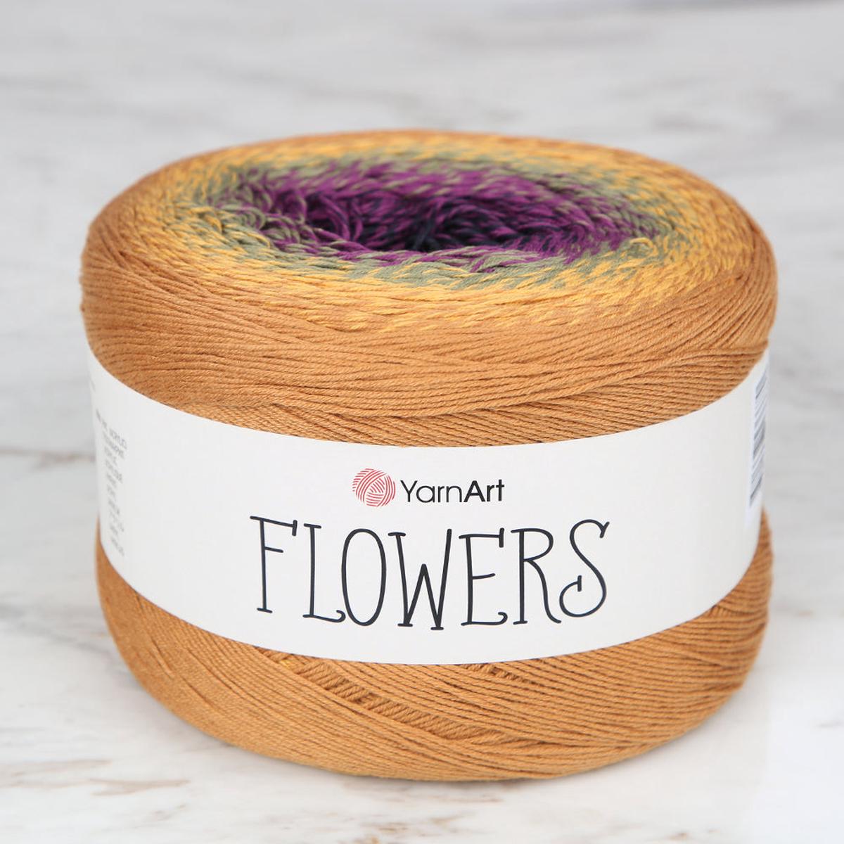 YarnArt Flowers Cotton Gradient Yarn - 315