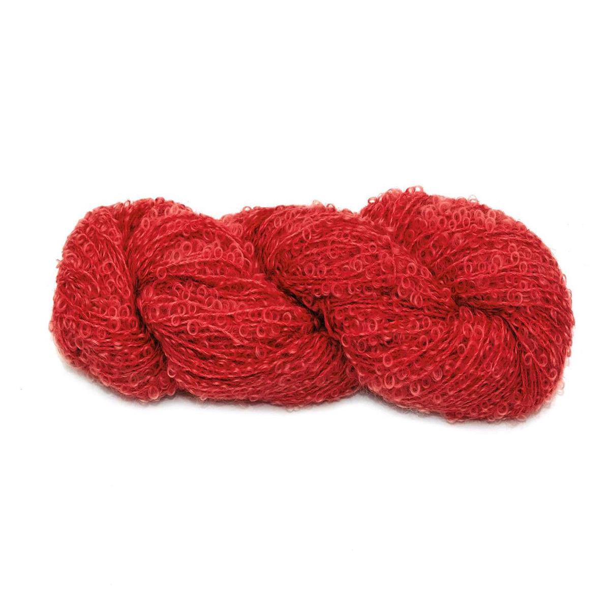 1013 Pomegranate - Mohair Boucl