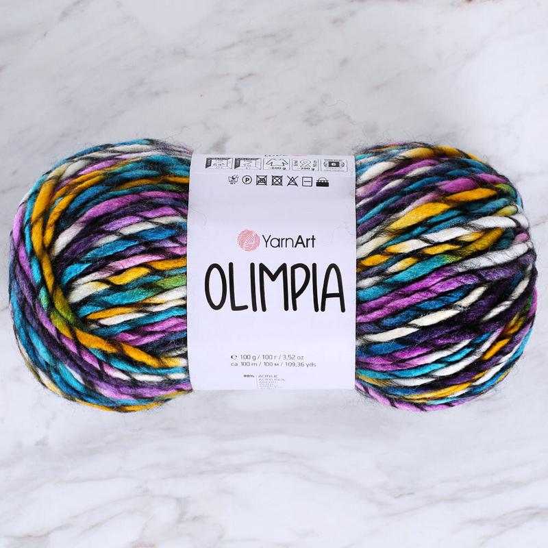 Yarnart Olimpia Knitting Yarn - Variegated- 1406