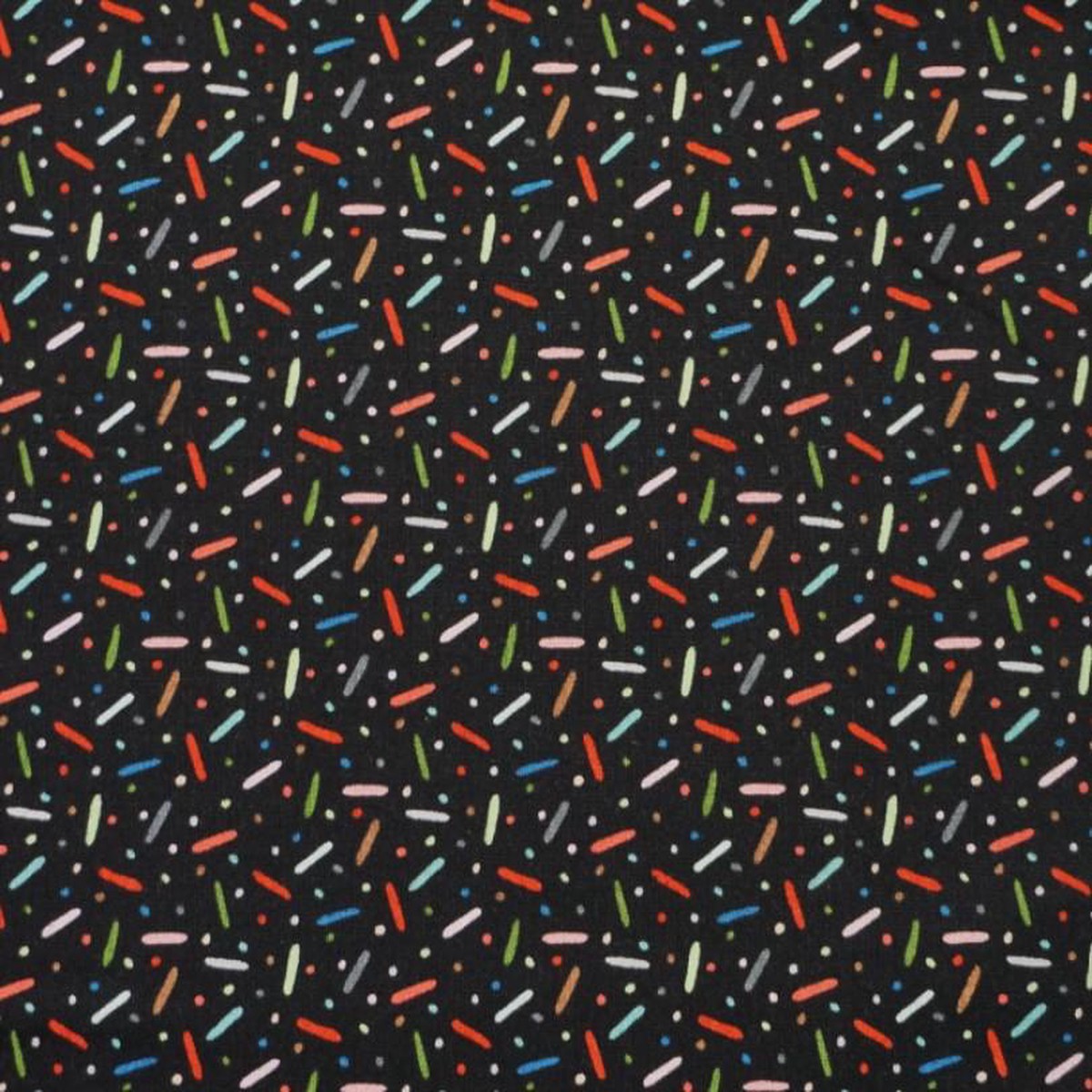 black sprinkles
