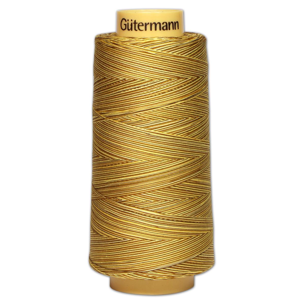 GTERMANN Variegated Cotton 50wt Thread 3000m - Butternut