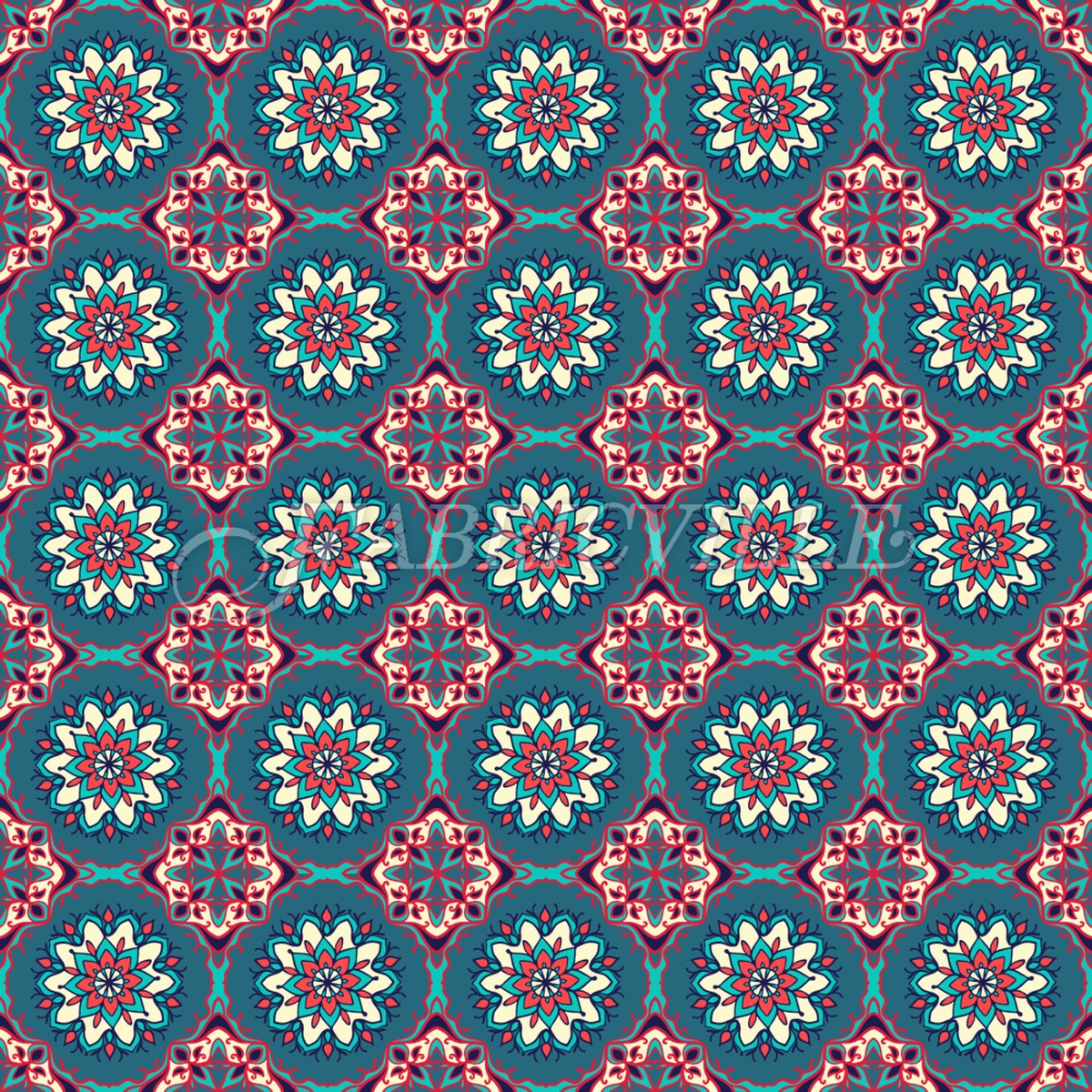 Mandala And Tiles