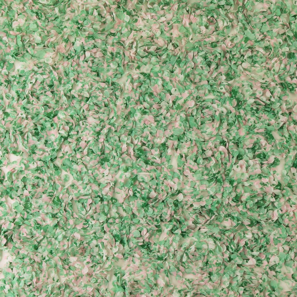 3D Embroidered Mesh - SOCIALITE - 007 - Green