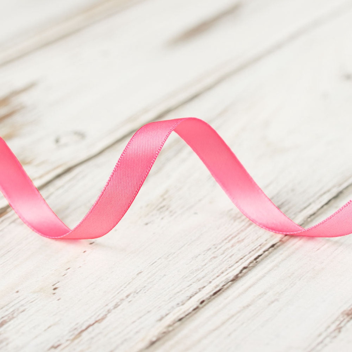 9mm Double Faced Satin Ribbon - Medium Pink