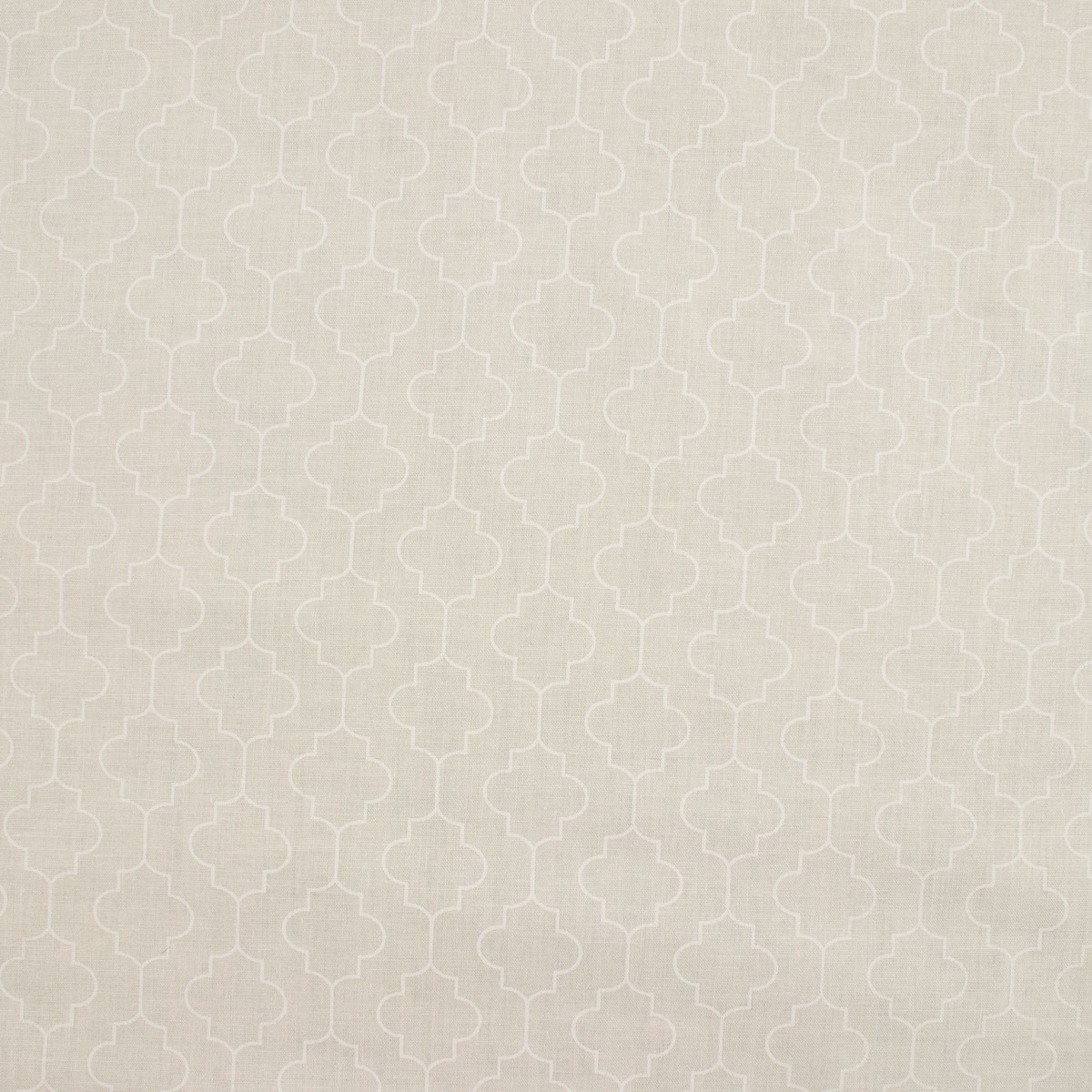 Wide-width fabric - MONOTONE - Trellis - Eggshell
