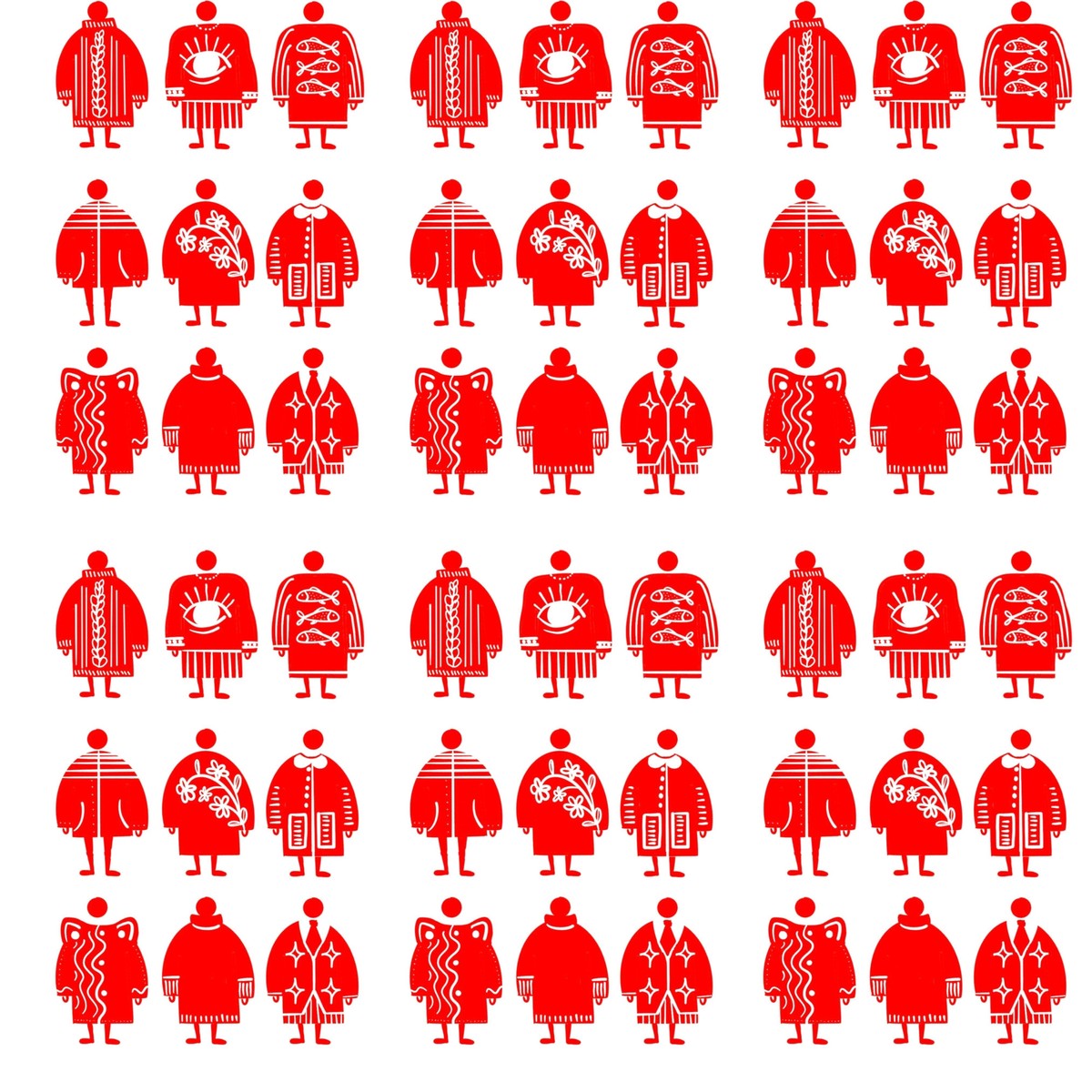 An abundance of sweaters
