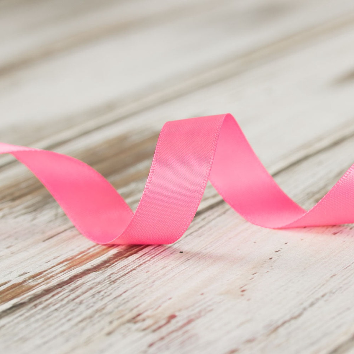 16mm Double Faced Satin Ribbon - Medium Pink