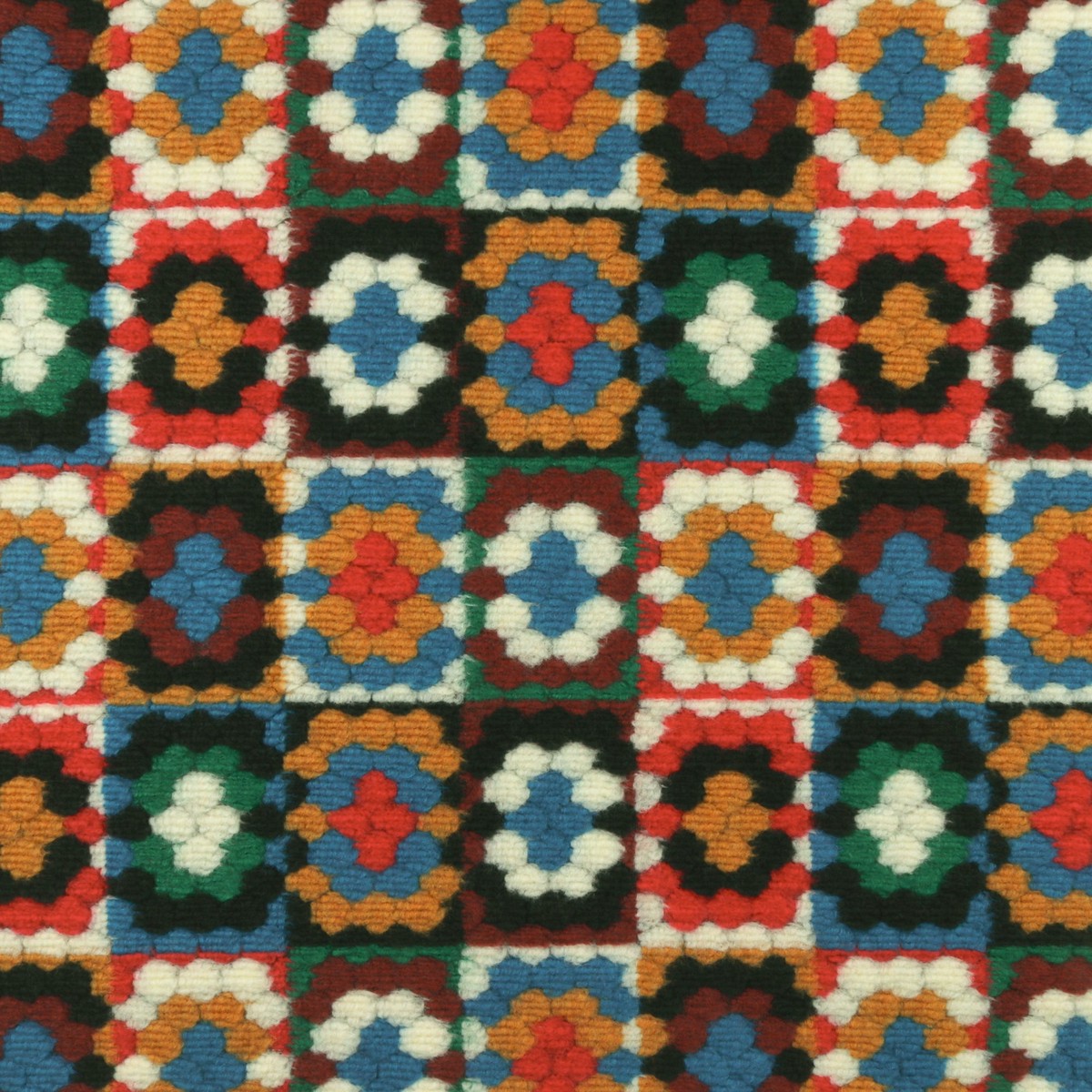 Wool Blend Coating - Jacquard - WINDSOR - 002 - Multicolor