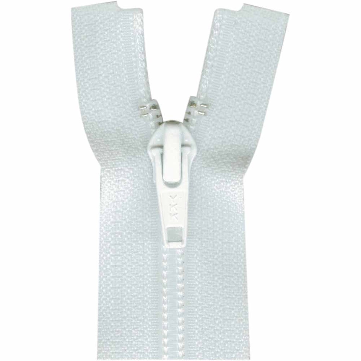 COSTUMAKERS Activewear One Way Separating Zipper 35cm (14") - White - 1764