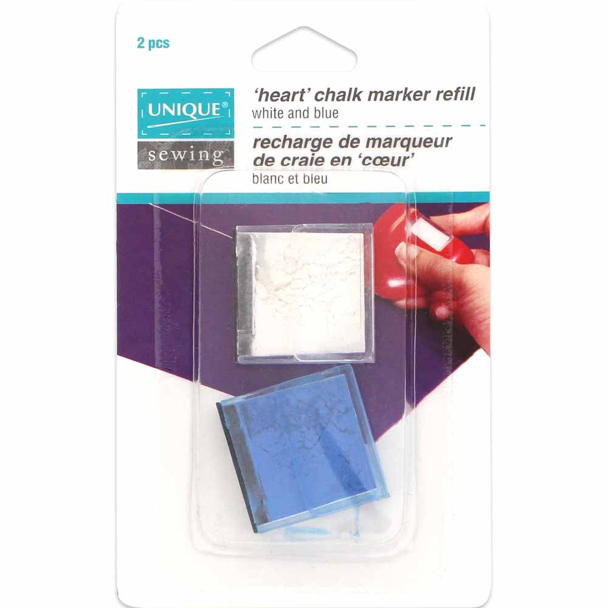 UNIQUE SEWING Heart Marker Refill - 2pcs