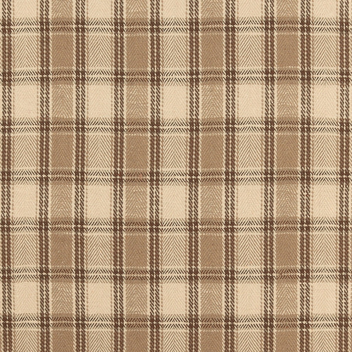 Wool Blend Plaid - ELDERWICK - 004 - Sand