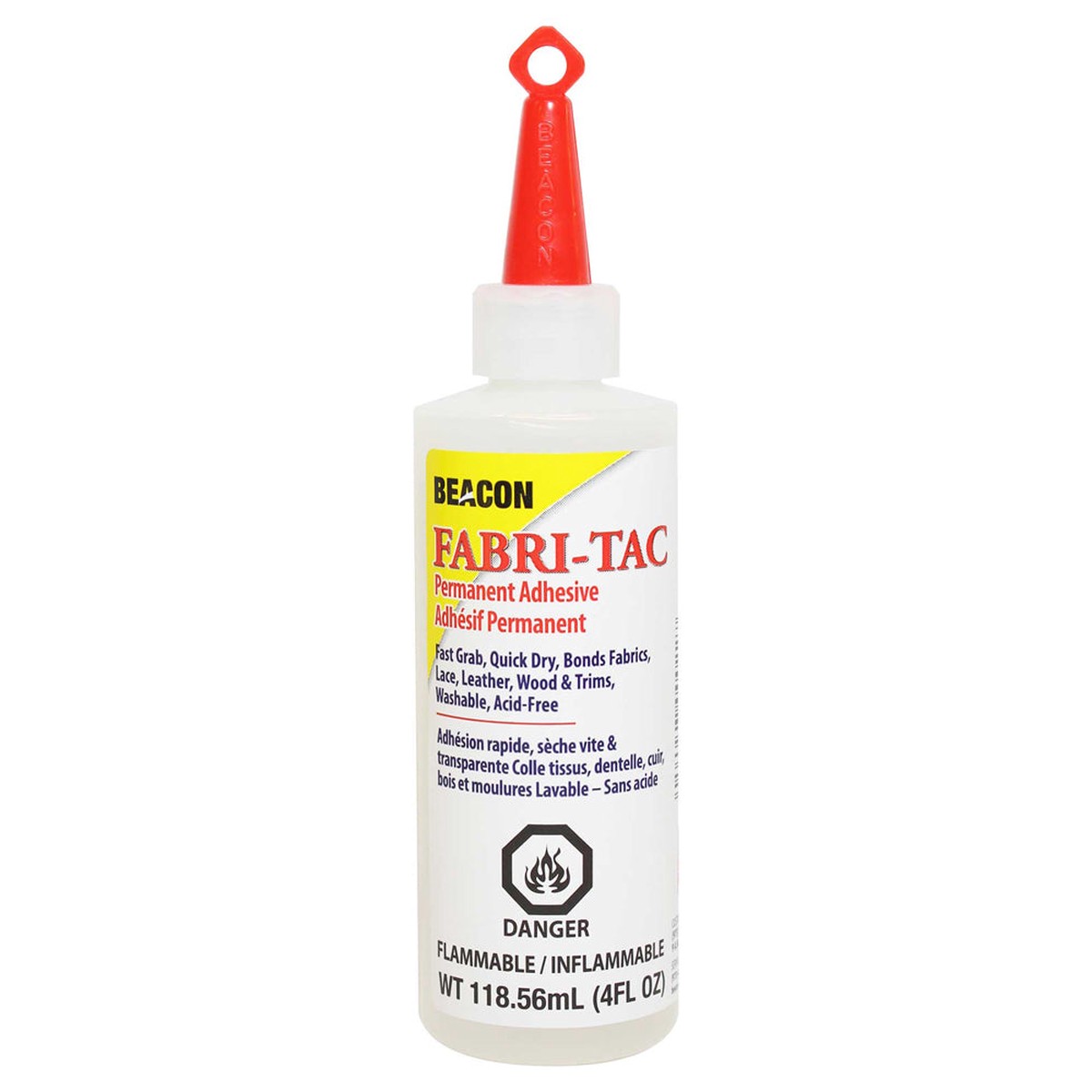 BEACON FabriTac Permanent Adhesive - 118ml (4oz)