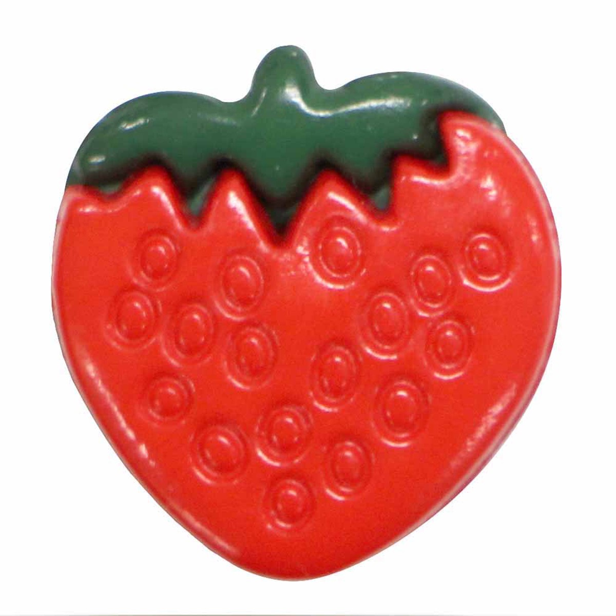 CIRQUE Novelty Shank Button - Red - 15mm (") - Strawberry
