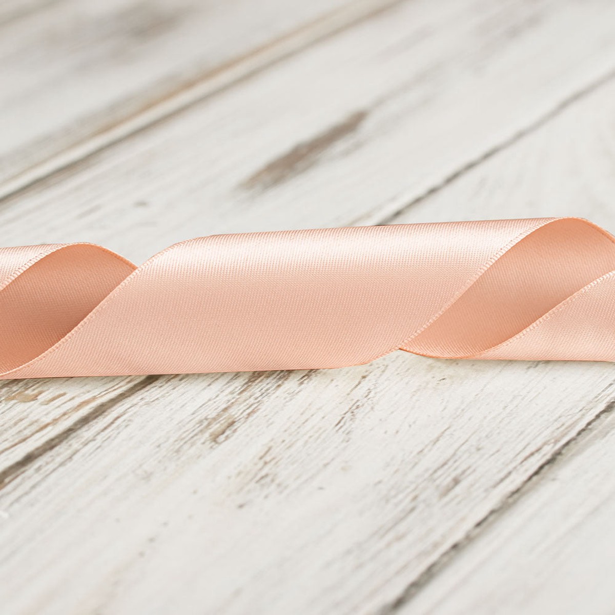 50mm Double Faced Satin Ribbon - Champagne