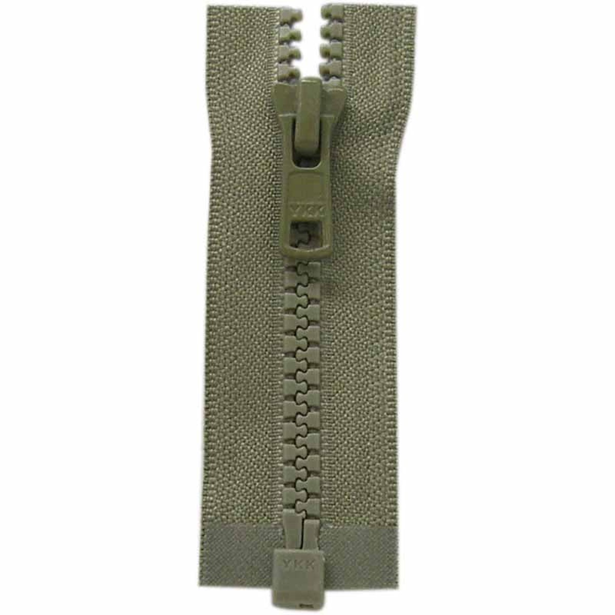 COSTUMAKERS Activewear One Way Separating Zipper 70cm (28") - Khaki - 1764