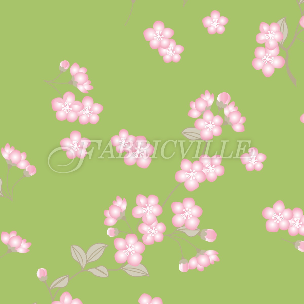 Cherry Blossoms On Sand