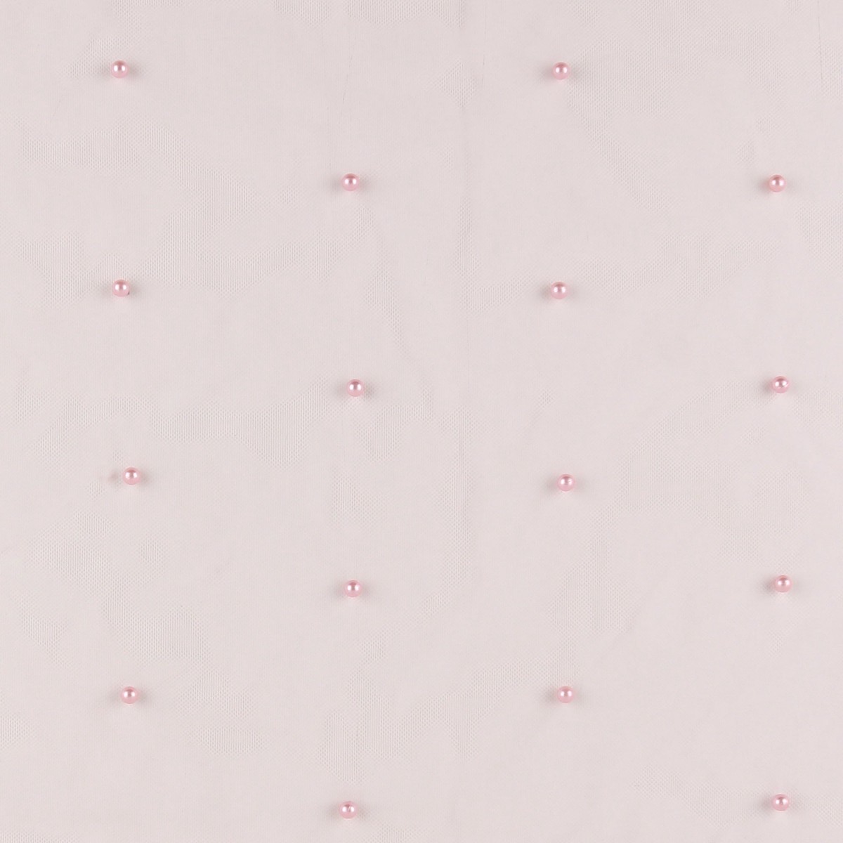 Tulle with Pearls - 410 - Pink