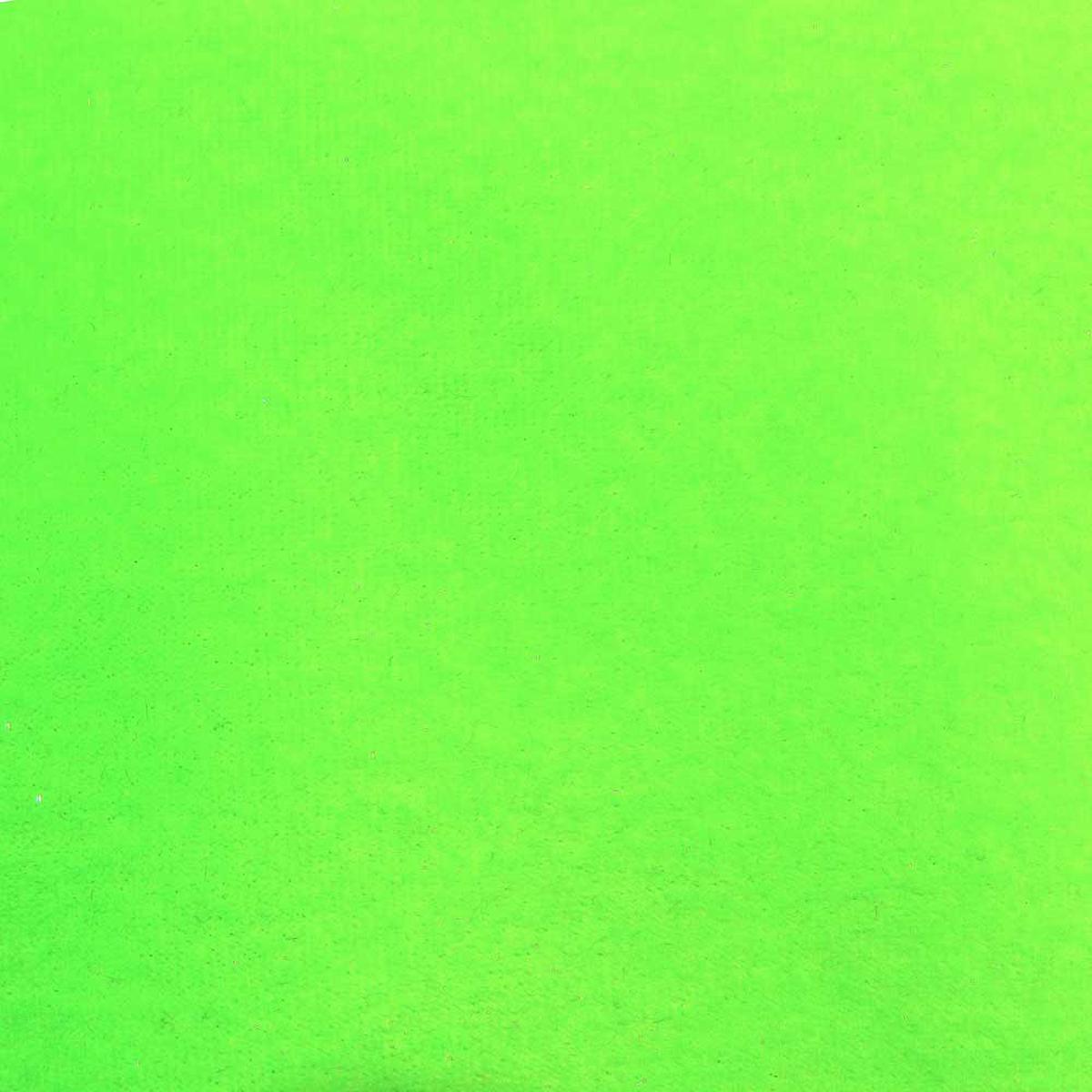 6 x 6 Fashion Fabric Swatch - Stretch Velvet 4-Way - Lime