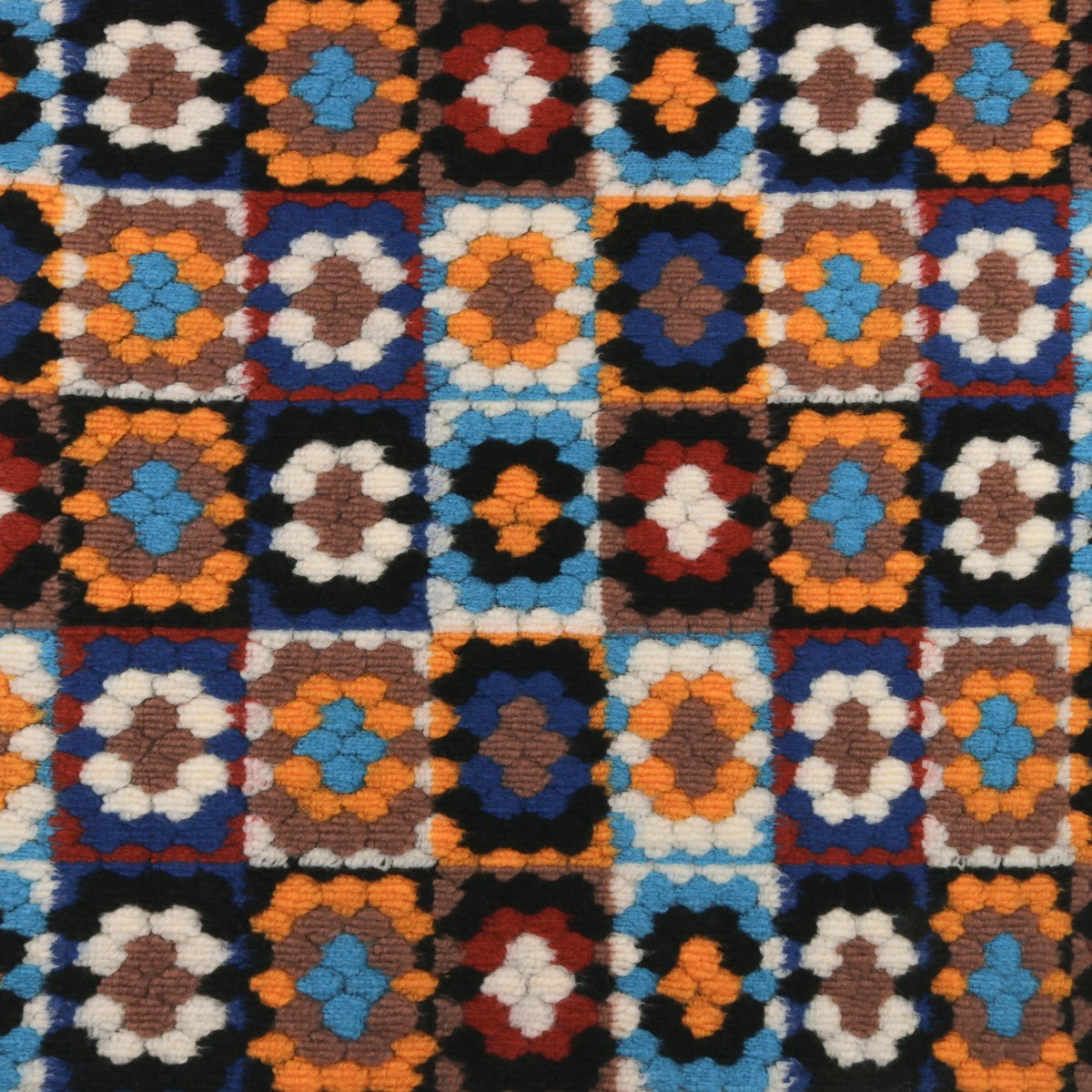 Wool Blend Coating - Jacquard - WINDSOR - 001 - Multicolor