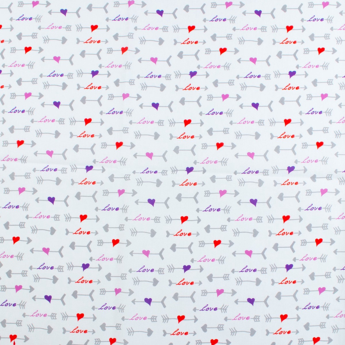 VALENTINE'S Printed Cotton - 045 - White