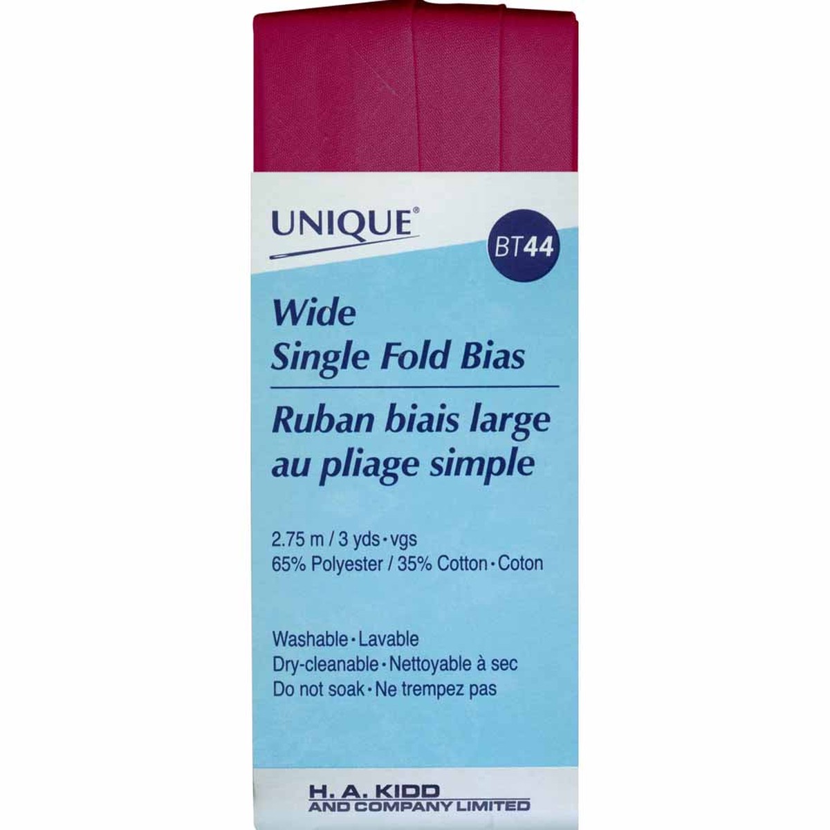 UNIQUE Wide 1 Fold 2.75m Wine 340