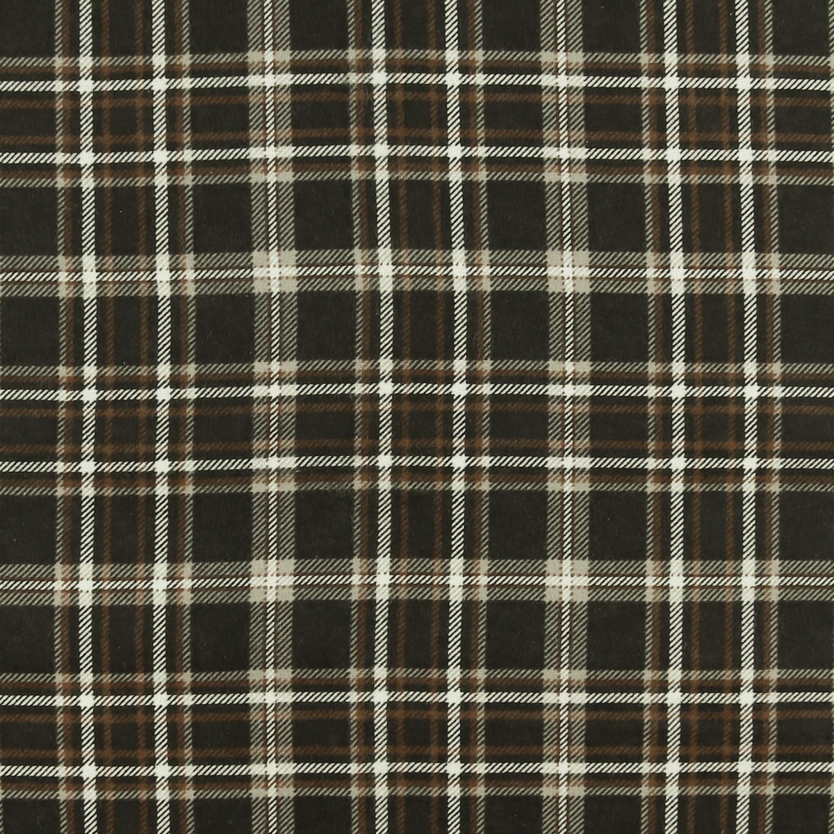Wide Width Printed Flannelette - JULIANA - 040 - Black