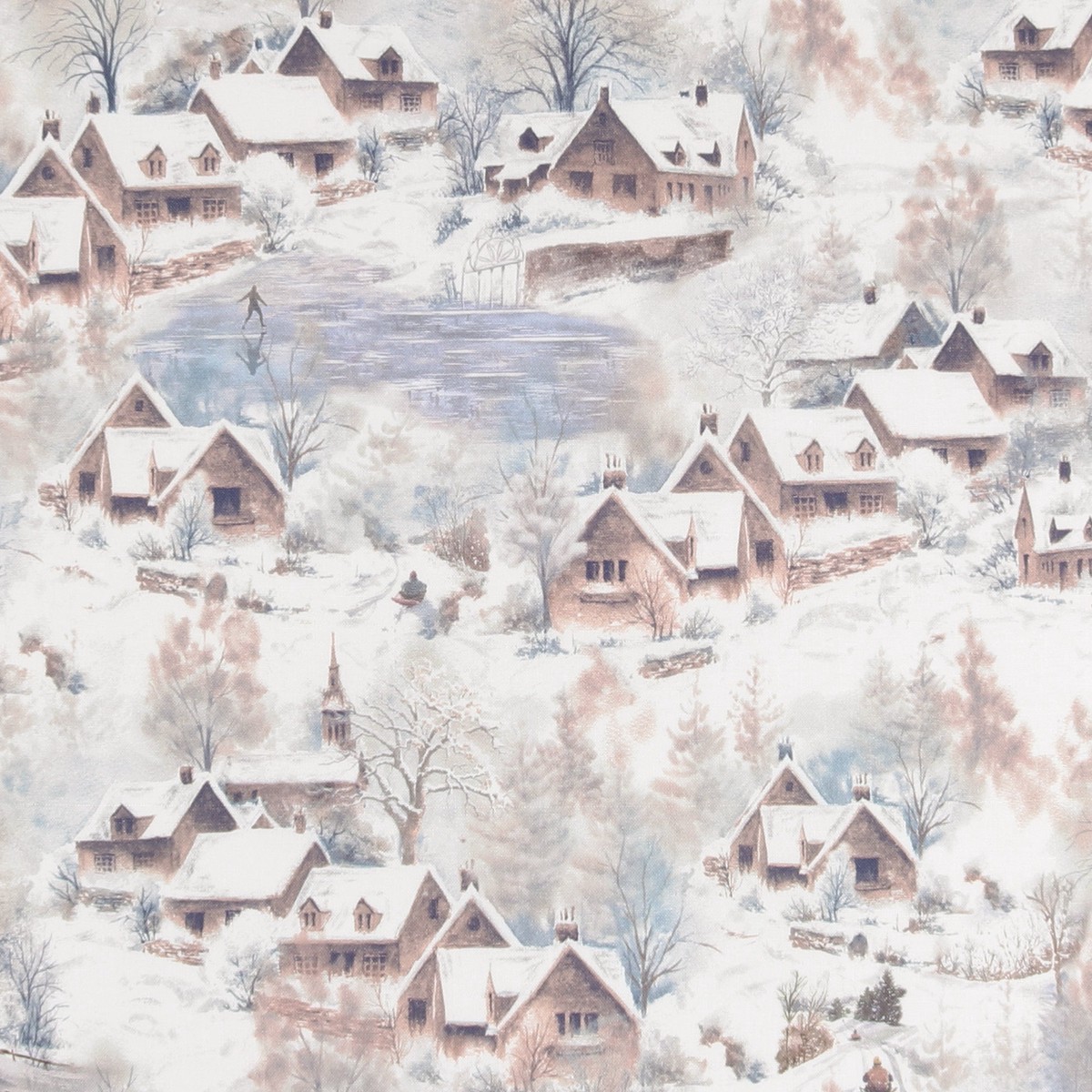 Windham Fabrics - Printed Cotton - WINTER WHISPER - 004 - Icy