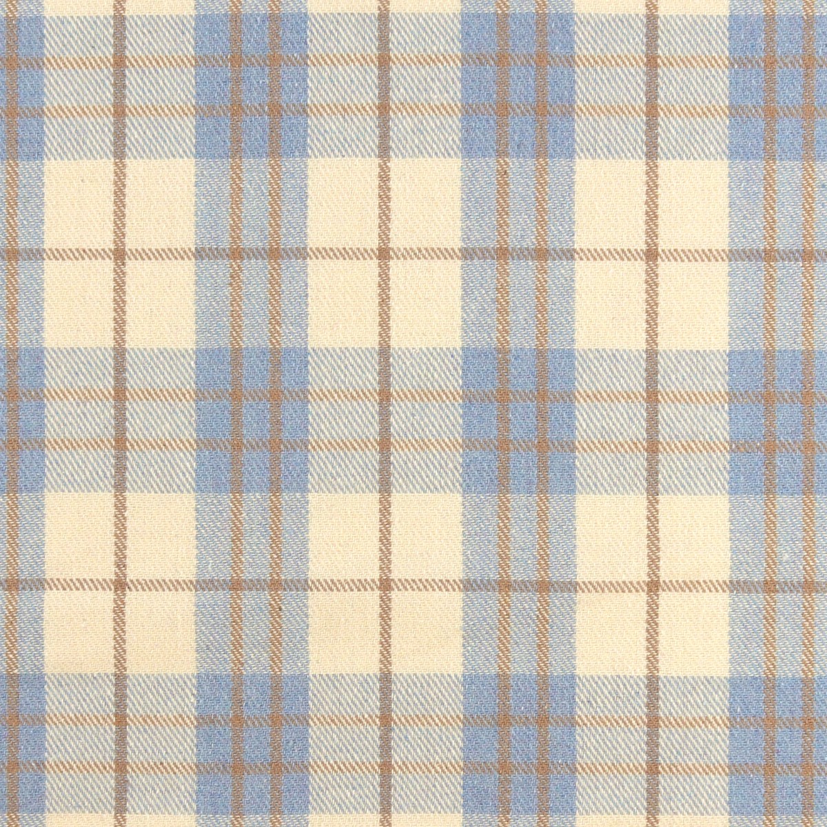 Wool Blend Plaid - ELDERWICK - 001 - Cream