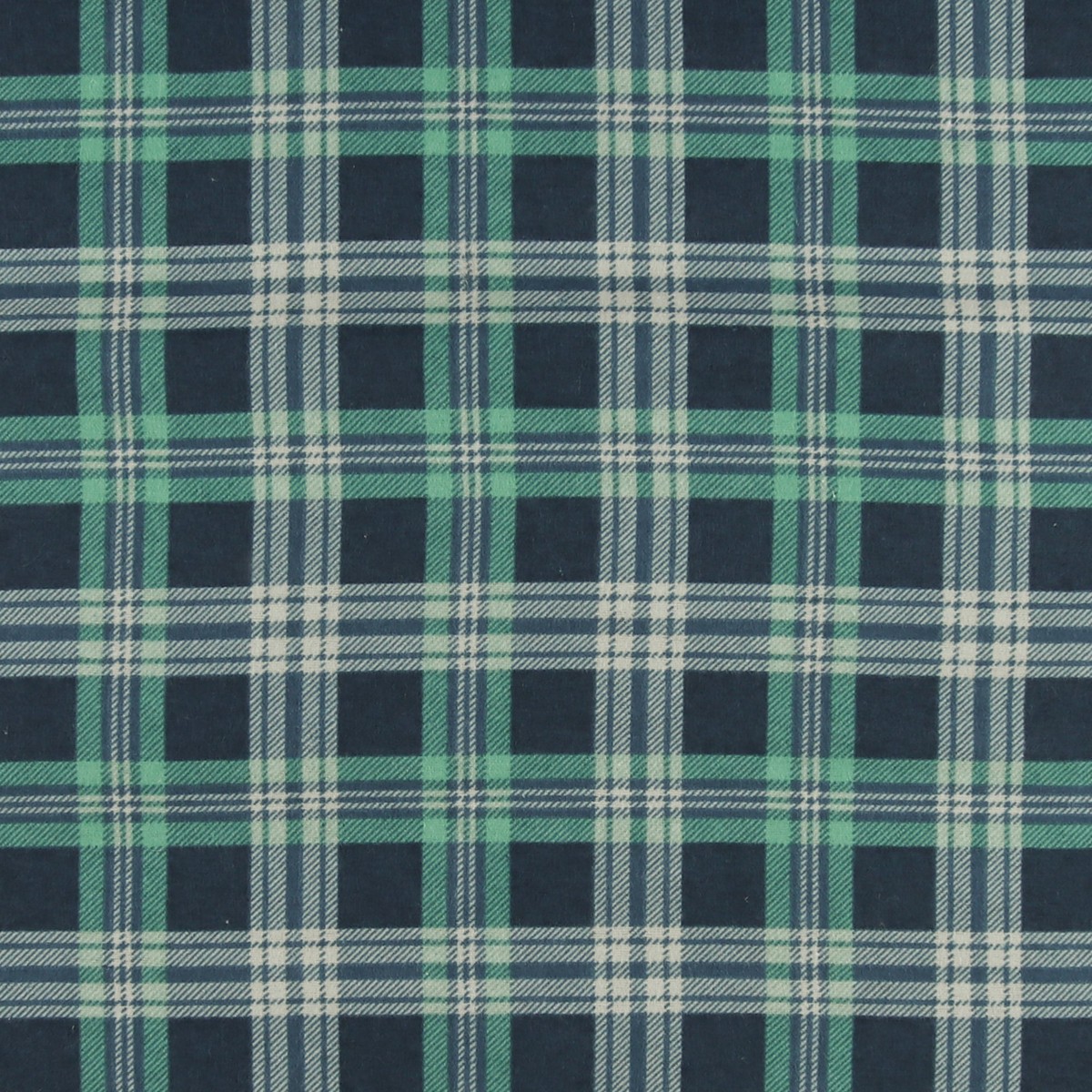 Wide Width Printed Flannelette - JULIANA - 043 - Aqua