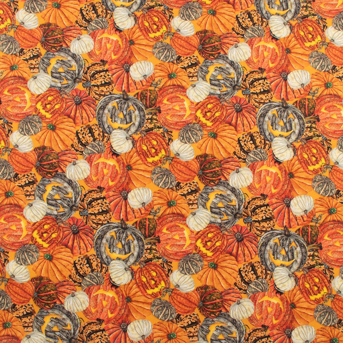 Windham Fabrics - Printed Cotton - MIDNIGHT HOLLOW - 005 - Orange