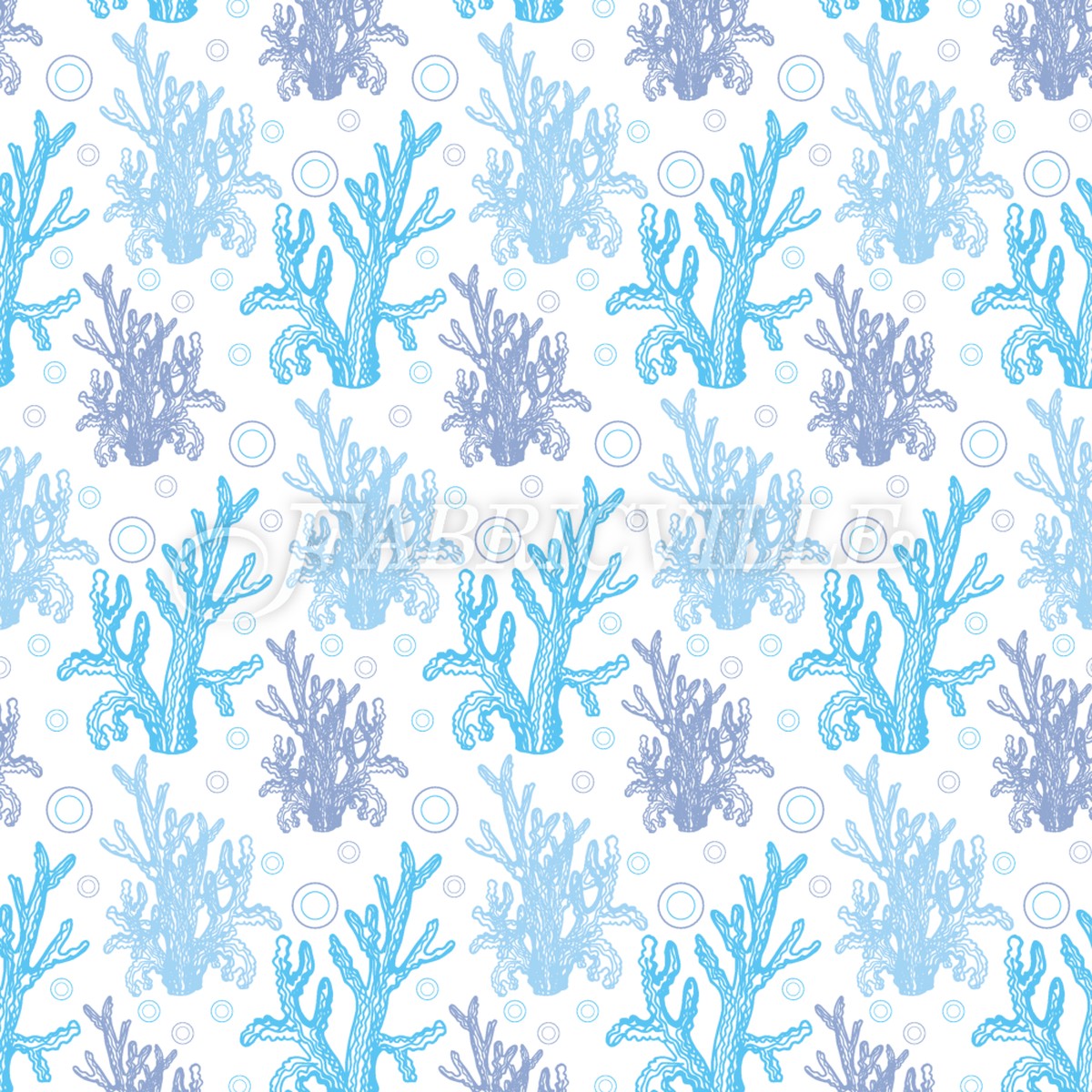 Coral reef and bubbles