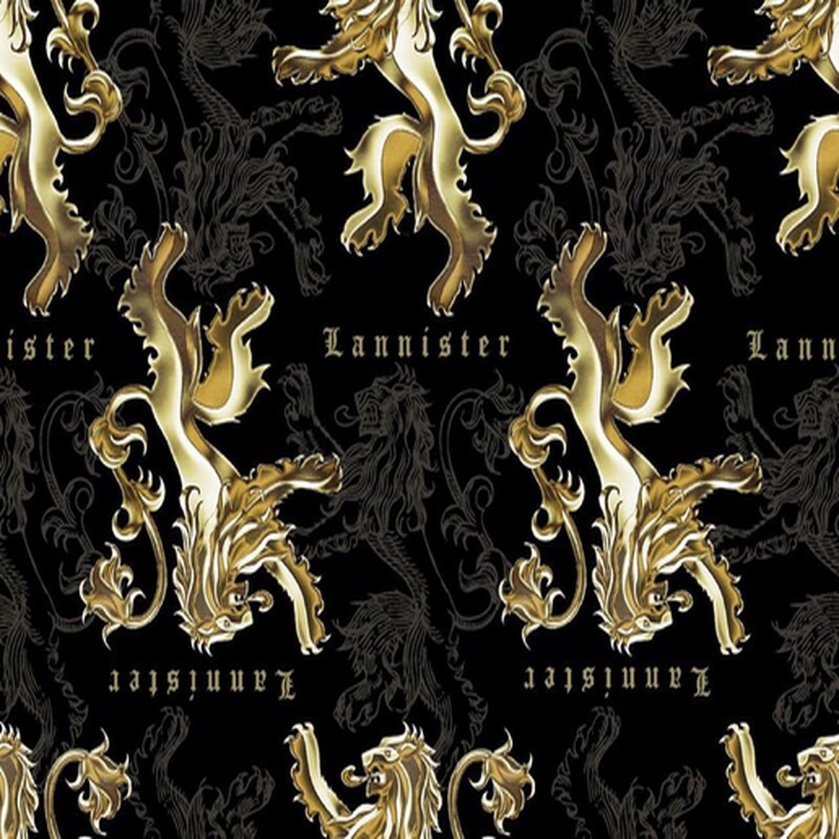 Game of Thrones Lannister House Springs Creative Cotton Fabric