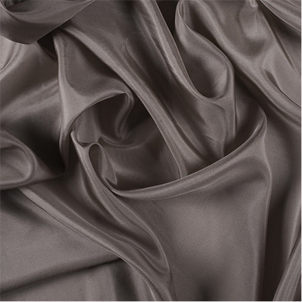 Runway Silks Taupe Silk Crepe de Chine Fabric - Reorderable