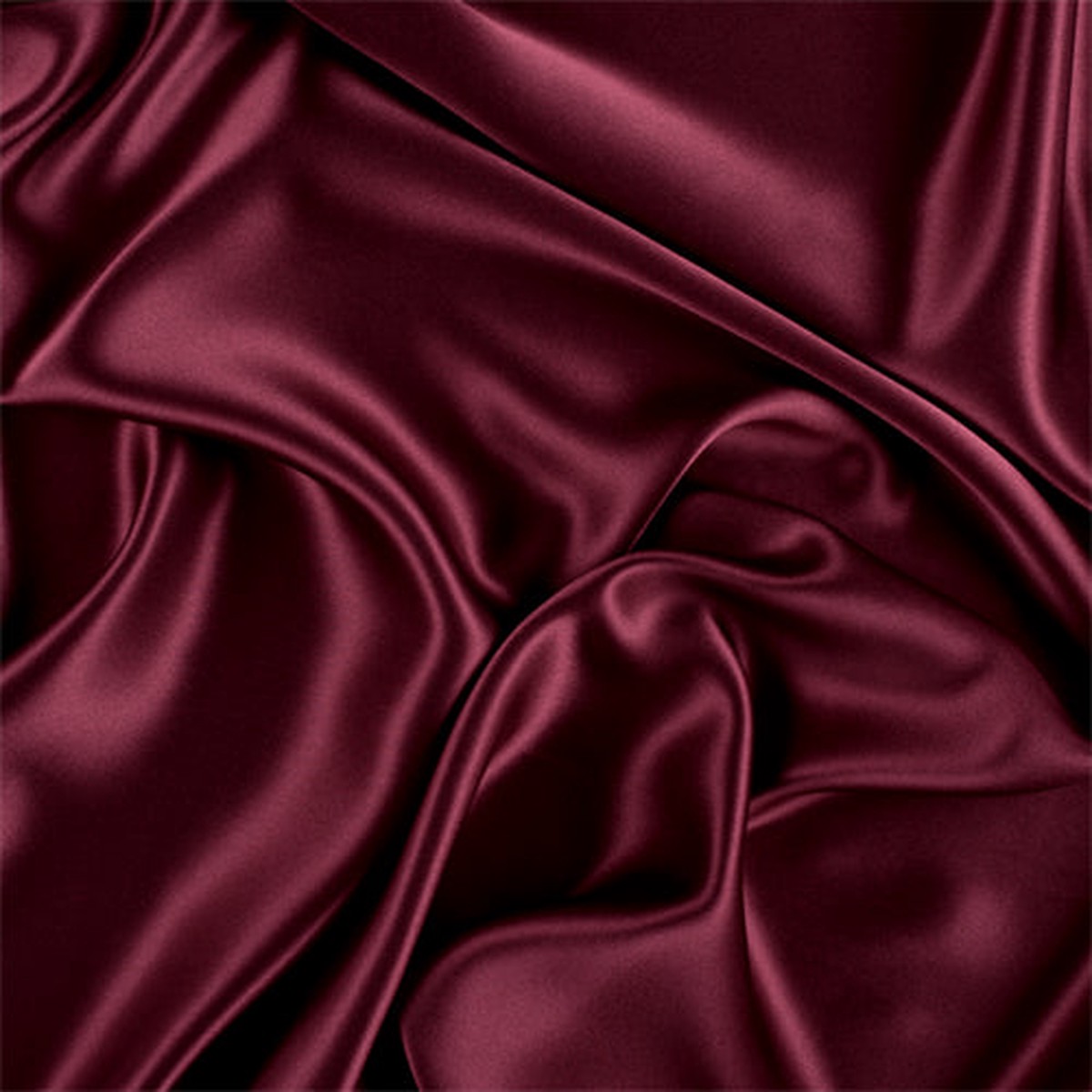 Runway Silks Dark Brick Red Stretch Silk Charmeuse Fabric - Reorderable