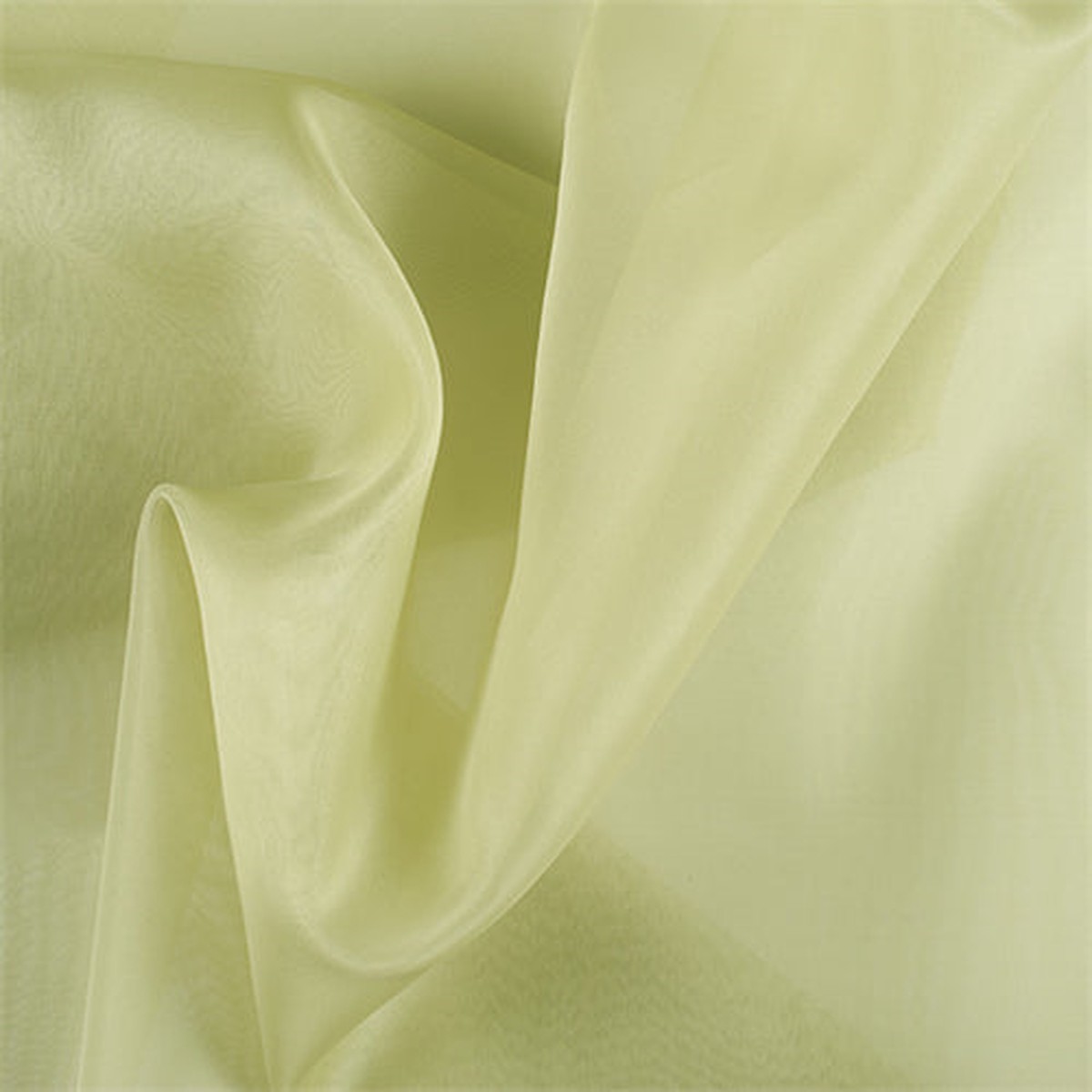 Runway Silks Celery Silk Organza Fabric - Reorderable