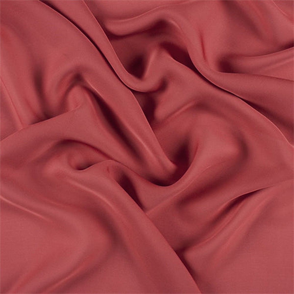Runway Silks Antique Red Silk Double Georgette Fabric - Reorderable